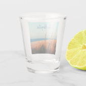 ザハンプトンビーチロングアイランドニューヨーク ショットグラス (裏面)