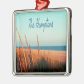 ザハンプトンビーチロングアイランドニューヨーク メタルオーナメント (左)