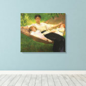 ザハンモック(by Joseph DeCamp) キャンバスプリント (インサイチュ (ウッドフロア))