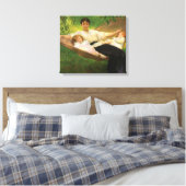 ザハンモック(by Joseph DeCamp) キャンバスプリント (インサイチュ (寝室))