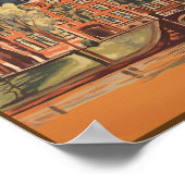 ザハーグオランダイラストレーション旅行芸術 ポスター (角)