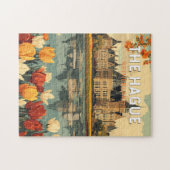 ザハーグオランダトラベルアートヴィンテージ ジグソーパズル (横)