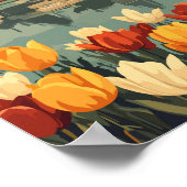 ザハーグオランダトラベルアートヴィンテージ ポスター (角)