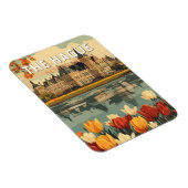 ザハーグオランダトラベルアートヴィンテージ マグネット (右側)