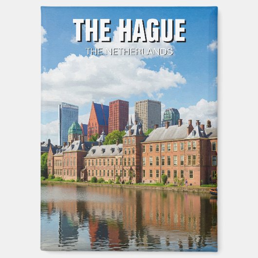 ザハーグザオランダ旅行 マグネット (正面)