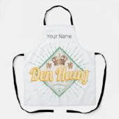 ザハーグシティオランダレトロオランダヴィンテージ エプロン (正面)