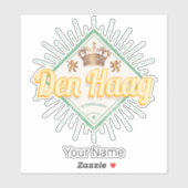 ザハーグシティオランダレトロオランダヴィンテージ シール (シート)