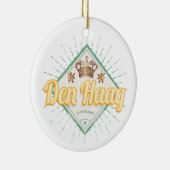 ザハーグシティオランダレトロオランダヴィンテージ セラミックオーナメント (右)