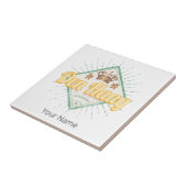 ザハーグシティオランダレトロオランダヴィンテージ タイル (側面)