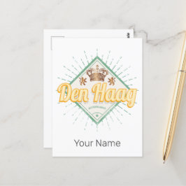 ザハーグシティオランダレトロオランダヴィンテージ ポストカード