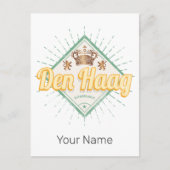 ザハーグシティオランダレトロオランダヴィンテージ ポストカード (正面)