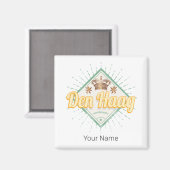 ザハーグシティオランダレトロオランダヴィンテージ マグネット (正面/裏面)