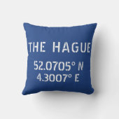 ザハーグ緯度経度ブルー クッション (裏面)