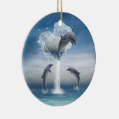 ザハートからドルフィンズラウンドオーナメント セラミックオーナメント (右)