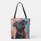 ザハートスティーラースウィートパグ トートバッグ (裏面)