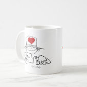 ザハートフェアリーモノグラムコーヒーマグ コーヒーマグカップ (正面左)