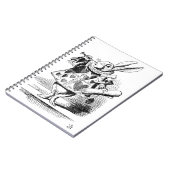 ザハートランド – うさぎ、アリスのアドヴワンダーランド1865 ノートブック (左側)