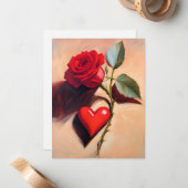 ザハート&ザバラロマンチック独自のアートノートカード ノートカード (正面/裏面インサイチュ)