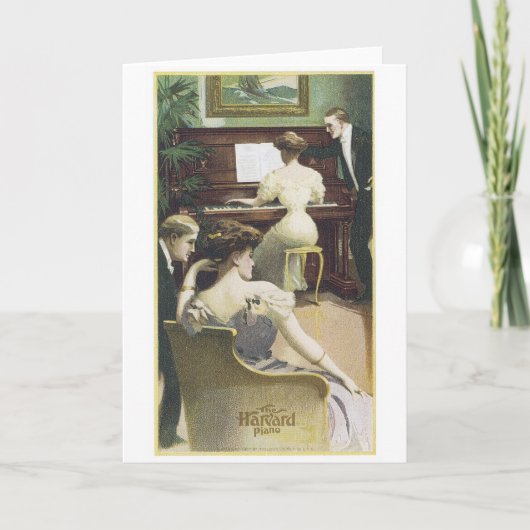 ザハーバードピアノ カード (正面)