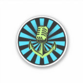 ザハーバーポッドキャストビニールステッカー シール (正面)