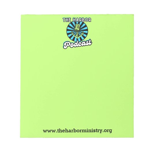 ザハーバーポッドキャストメモ帳 ノートパッド (正面)