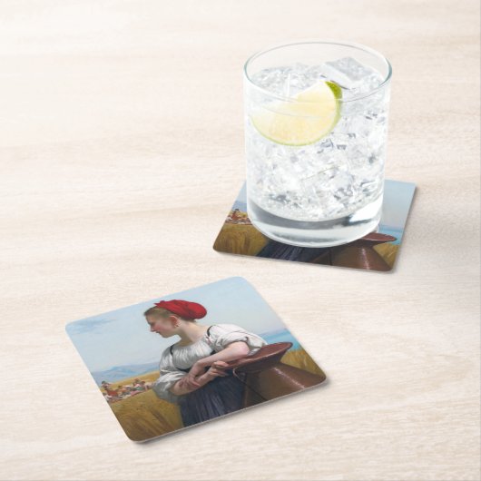 ザハーベスターのブーゲロー スクエアペーパーコースター (インサイチュ)