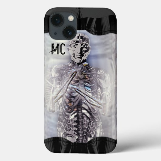 ザハーベストサイボーグXモノグラム Case-Mate iPhoneケース (裏面)