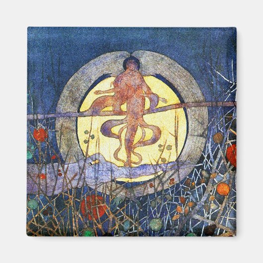 ザハーベストムーンチャールズレンニーマッキントッシュ マグネット (正面)