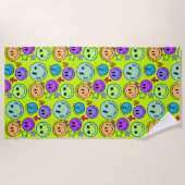 ザハー来バースマイルタオル ビーチタオル (正面)