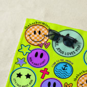 ザハー来バースマイルタオル ビーチタオル (インサイチュ)