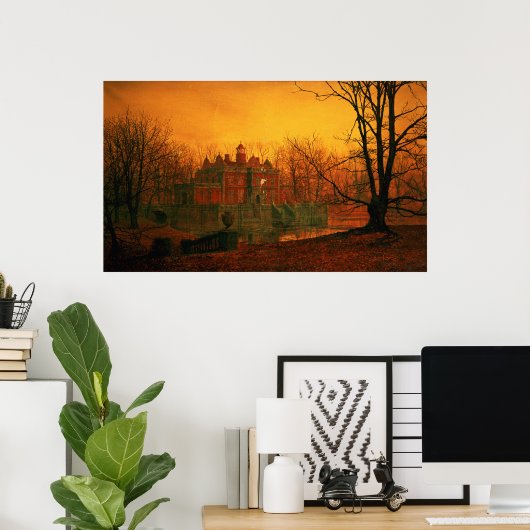 ザハ幽霊のよく出るウス ポスター (ホームオフィス)