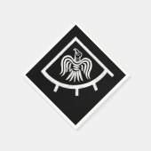 ザバイキングレイヴン旗 スタンダードカクテルナプキン (角)