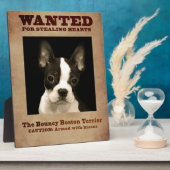 ザバウンシーボストンテリア フォトプラーク (側面)