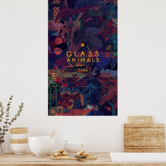 ザバガラス ポスター (キッチン)