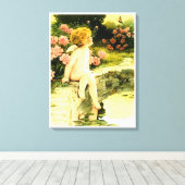 ザバタフライベッシーペースグットマンアート キャンバスプリント (インサイチュ (ウッドフロア))