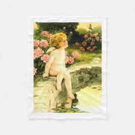 ザバタフライベッシーペースグットマンアート フリースブランケット