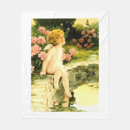 ザバタフライベッシーペースグットマンアート フリースブランケット