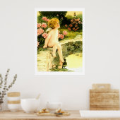 ザバタフライベッシーペースグットマンアート ポスター (キッチン)