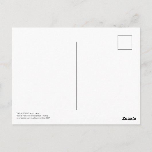 ザバタフライベッシーペースゲットマンハガキ ポストカード (裏面)