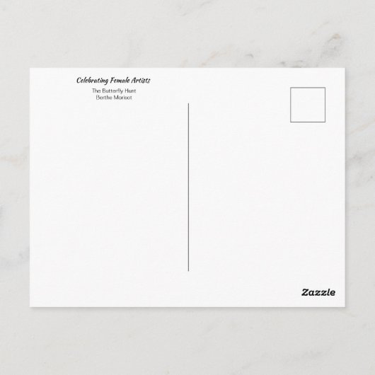 ザバタフライ狩りバイバーザモリソト葉書 ポストカード (裏面)