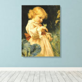 ザバタフライ キャンバスプリント (インサイチュ (ウッドフロア))