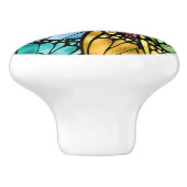 ザバタフ威厳のあるロー セラミックノブ (側面)