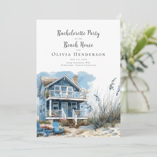 ザバチェロレッテアットビーチハウス 招待状 (スタンド正面)