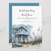 ザバチェロレッテアットビーチハウス 招待状 (正面/裏面)