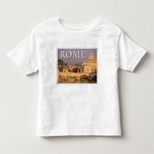 ザバチカン |イタリア、ローマ トドラーTシャツ (正面)