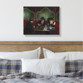 ザバックギャモン キャンバスプリント (インサイチュ (寝室))