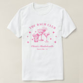 ザバッククラブホットピンクカクテルバチェロレッテ Tシャツ (デザイン正面)