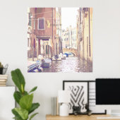 ザバック通りズオブヴェネツィアトラベルスタイル ポスター (ホームオフィス)