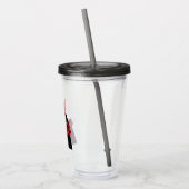 ザバットマンケープ&ロゴ アクリルタンブラー (左)