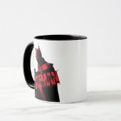 ザバットマンケープ&ロゴ マグカップ (正面左)